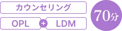 カウンセリング＋OPL＋LDM（70分）